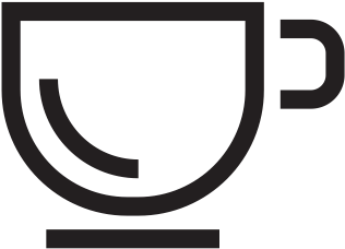 Coffee Cup Rubber Stamp - Circle Clipart (600x600), Png Download