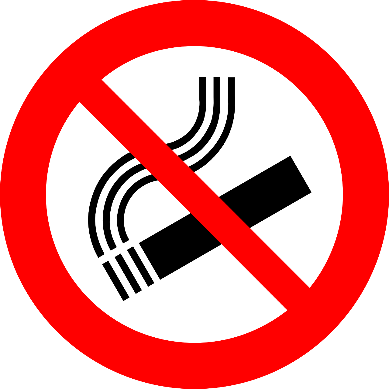 Nichtraucherlogo - No Smoking Logo Png Clipart (720x720), Png Download