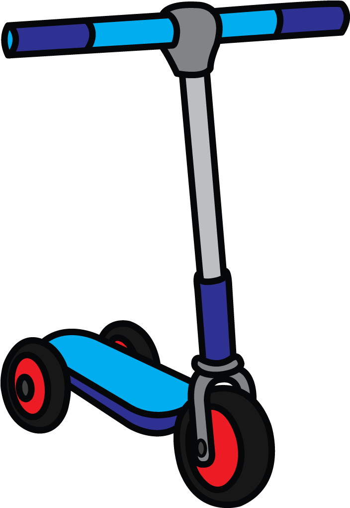 If You Want To Learn How To Draw Kick Scooter This - Scooter Drawing Clipart (720x1280), Png Download