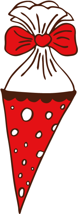 Eine Süße Schultüte Mit Herz Das Perfekte Motiv Für Clipart (794x794), Png Download