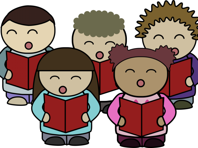 Song Clipart Choral Speaking - Choir Singing Clipart - Png Download (640x480), Png Download