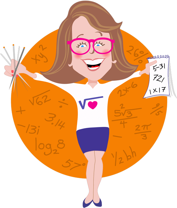 Math Nerdy Girl - 21 Ways To Improve Your Math Grade Ells All Clipart (600x720), Png Download