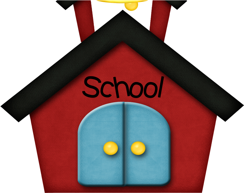 Png Black And White Akih Tamaki At - School Cartoon Transparent Background Clipart (900x630), Png Download