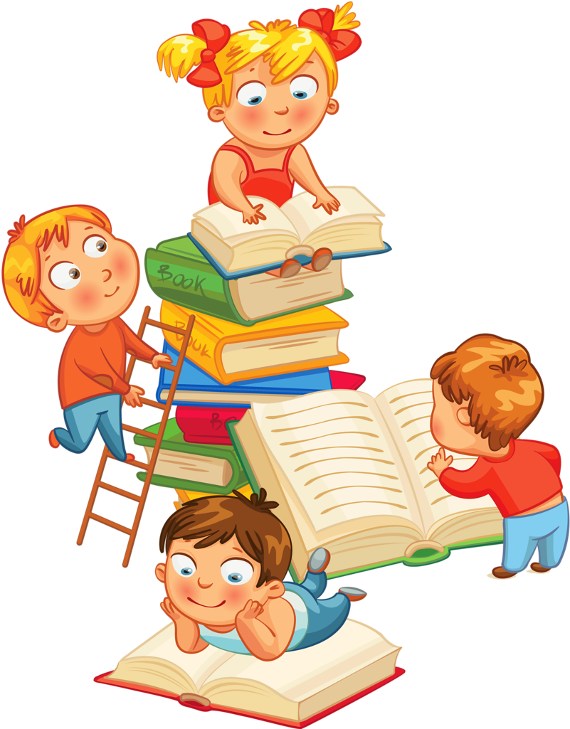 Фото, Автор Soloveika На Яндекс - Niños Biblioteca Libros Clipart (811x1024), Png Download