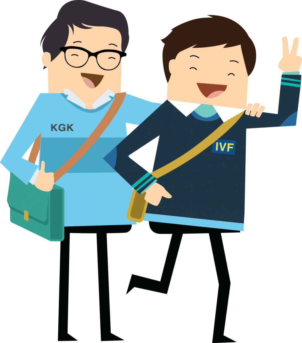 Kgk Japan And Ivf South Korea - Cartoon Clipart (1056x1200), Png Download