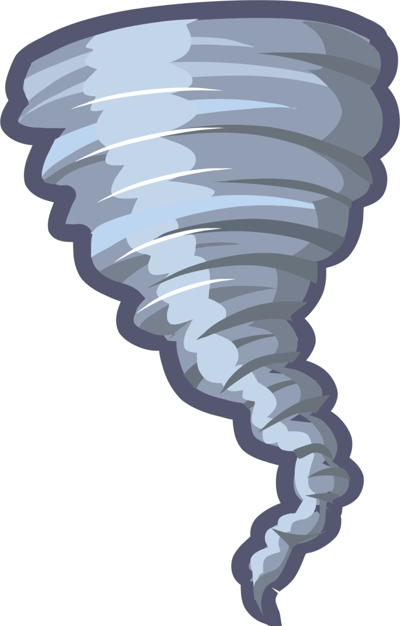 Tornado Png Clipart - Cartoon Tornado Transparent Png (654x1024), Png Download