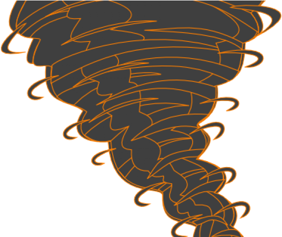 Tornado Clipart Brown - Red Tornado Png Transparent Png (640x480), Png Download