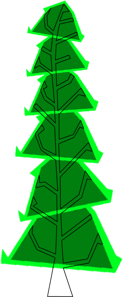 Rolling World Tutorial - Fir Clipart (500x1000), Png Download