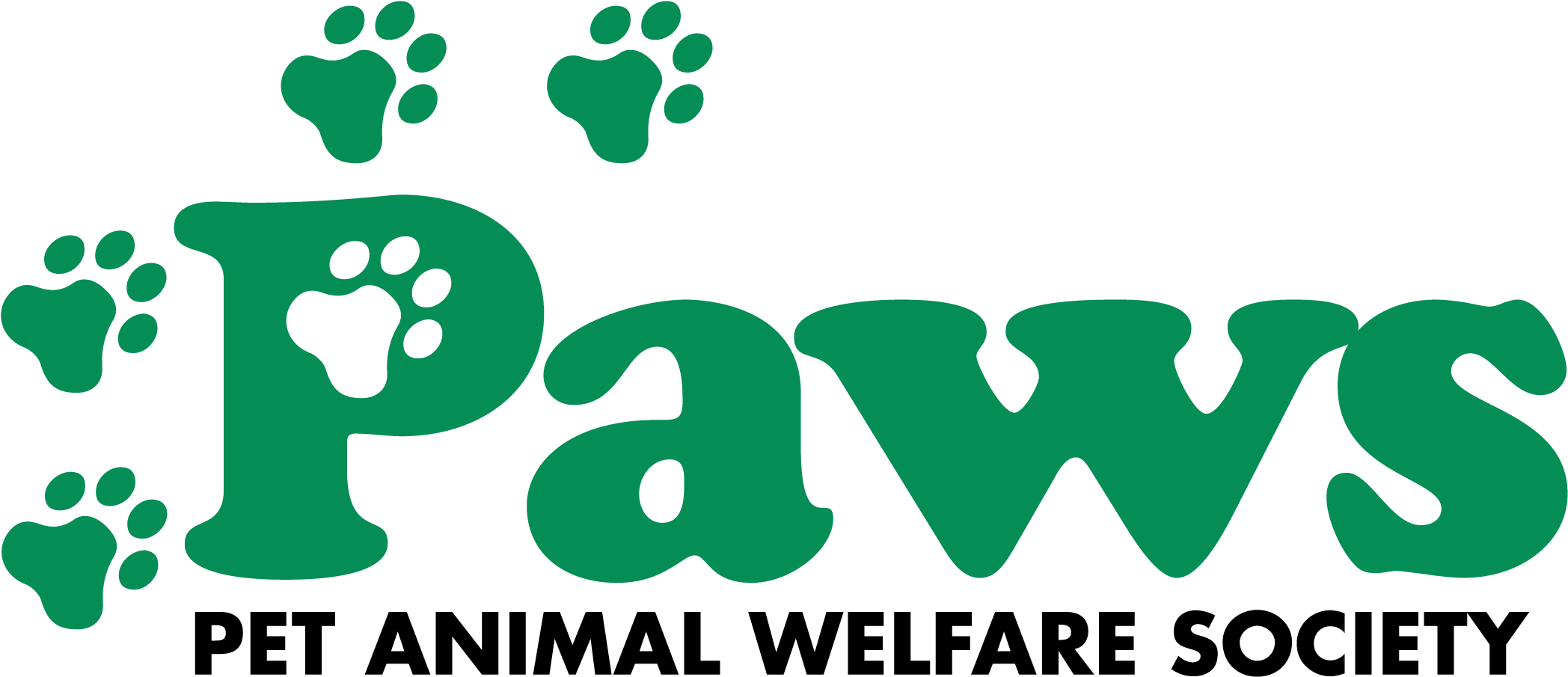 Paws Logo Norwalk Clipart (2487x1206), Png Download