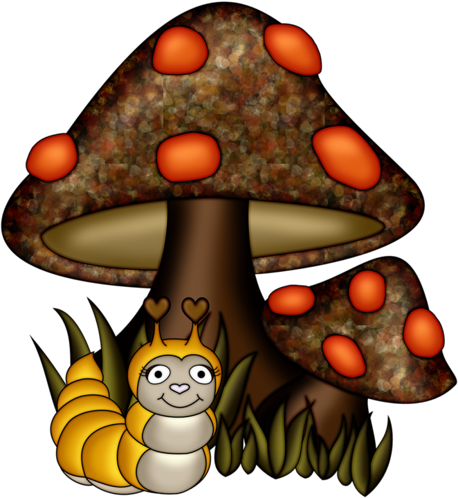Mushroom Clipart Animal Park - Clip Art - Png Download (708x800), Png Download