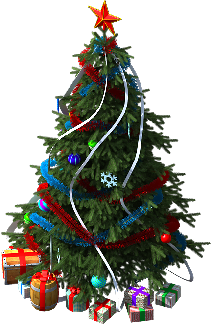 Christmas Fir-tree Png Image - Png Ёлка Clipart (485x729), Png Download
