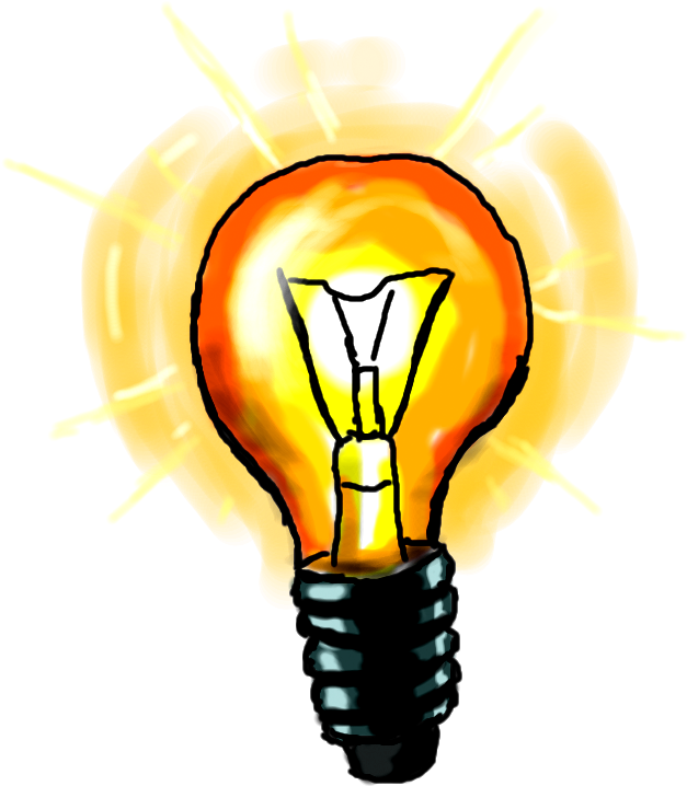 Glühbirne - Incandescent Light Bulb Clipart (678x798), Png Download