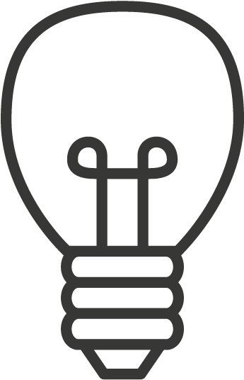 Glühbirne - Line Art Clipart (1025x1025), Png Download