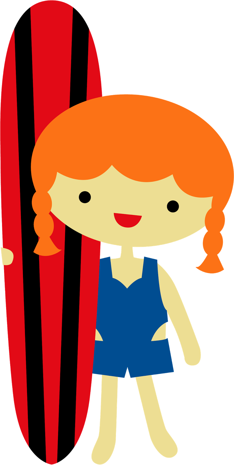 Praia E Piscina - Clip Art - Png Download (453x900), Png Download