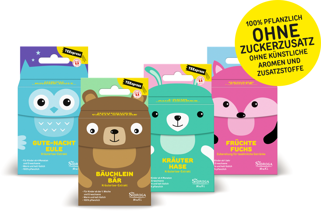 Wasser Blitzschnell Auflösen Lassen - Sidroga Teexpress Bäuchlein Bär 15 St Clipart (1065x701), Png Download