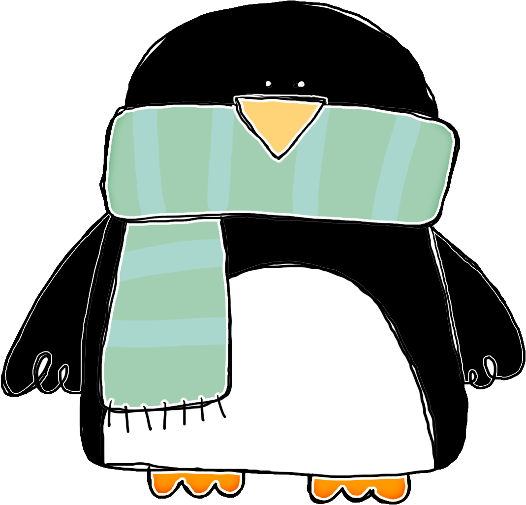 The Very Busy Kindergarten - Melonheadz Penguin Clipart - Png Download (1140x1084), Png Download