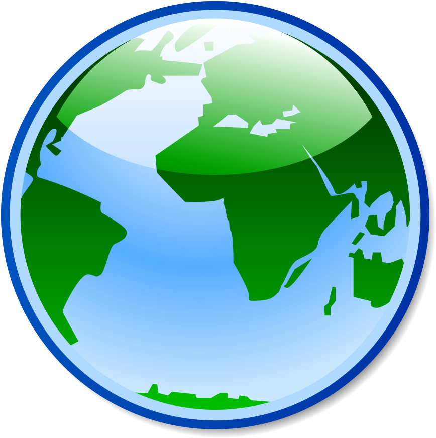 Vector Globe Icon - Browser Image Jpg Clipart (1000x1000), Png Download