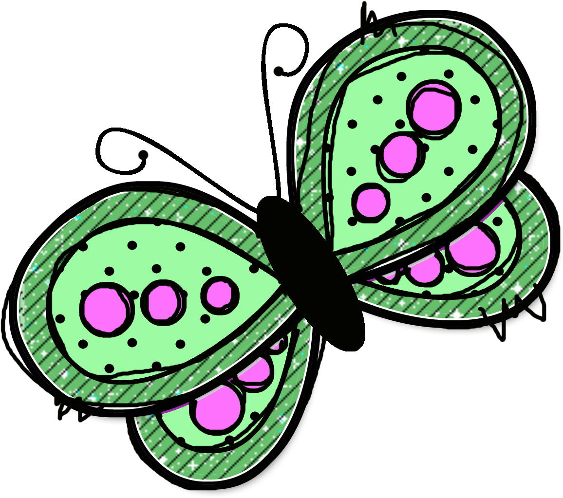 B Insects, Clip Art, Butterfly, Floral, Esl, Bugs, - Lepidoptera - Png Download (1156x1023), Png Download