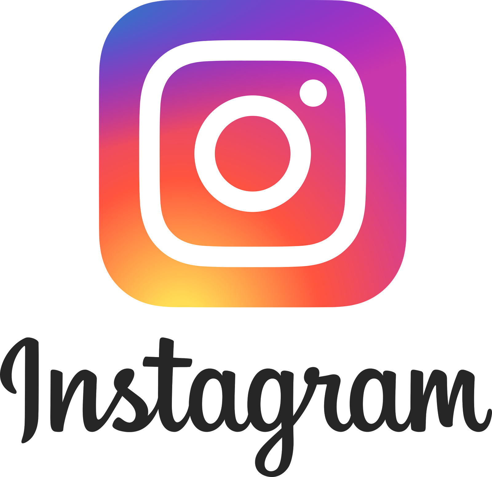 Follow By Email - Instagram Logo 2017 Png Clipart (1600x1551), Png Download