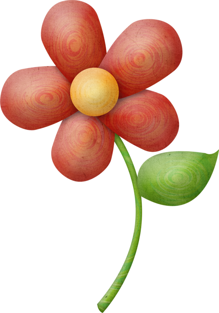 Ch - B *✿* - Flower Clipart (716x1024), Png Download