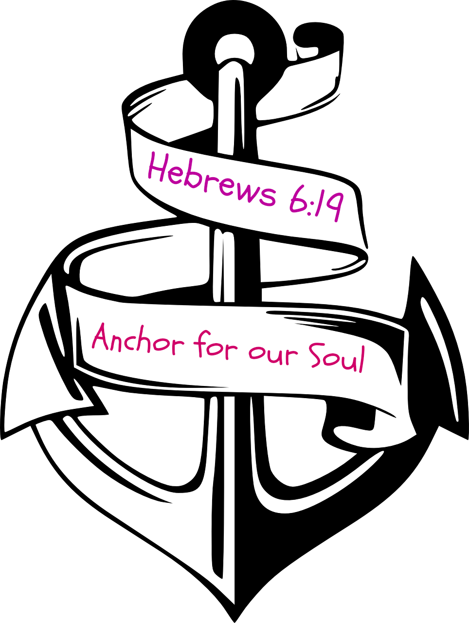 Anchor For Our Soul Made On Picmonkey - Anchor Png Clipart (964x1280), Png Download