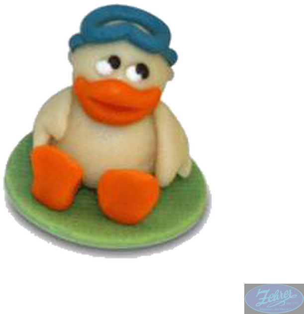 Marzipan Ente 7cm - Figurine Clipart (800x800), Png Download