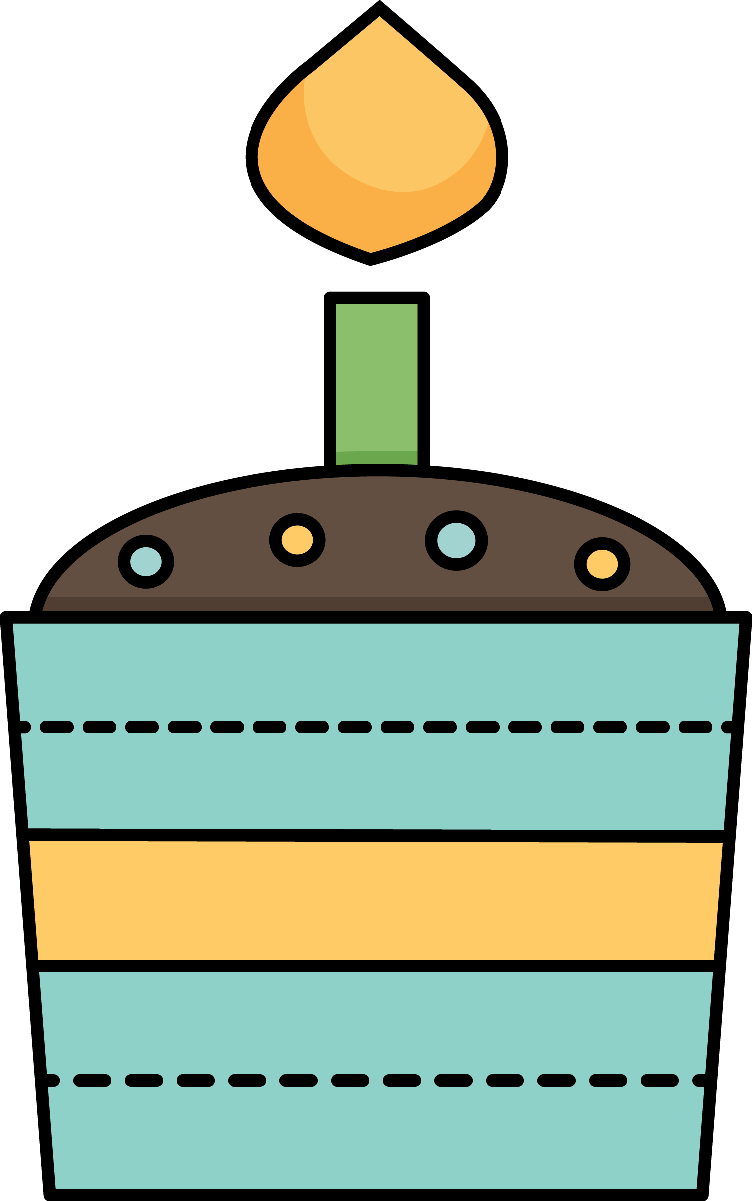 Clipart Aniversário - Birthday - Png Download (1507x2405), Png Download