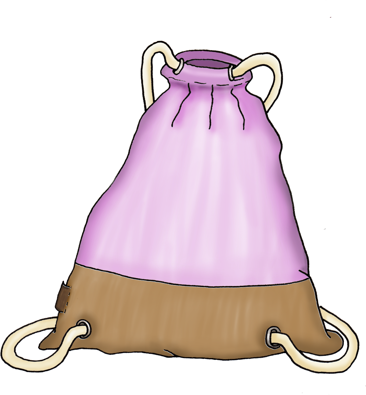 7 Rucksack - Backpack Clipart (1354x1306), Png Download