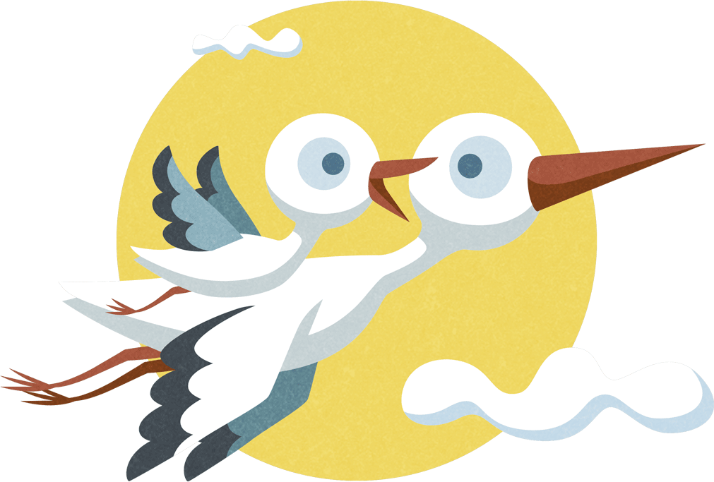 Storks Clipart (1011x683), Png Download