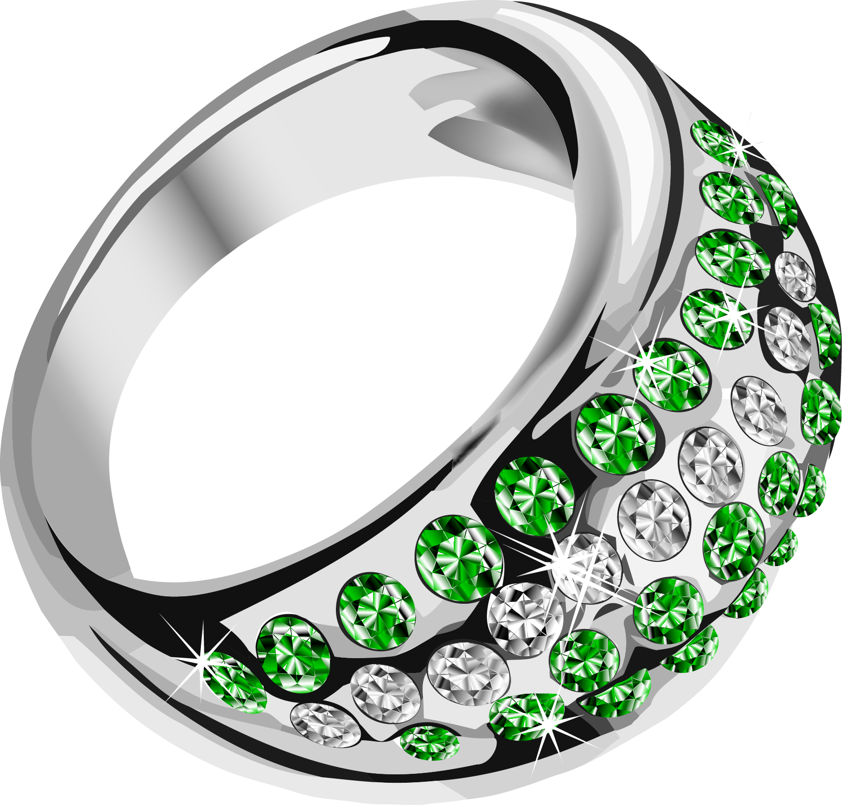 Golden Ring, Green Diamond, Silver Rings, Brooch, Brooches Clipart (1702x1628), Png Download