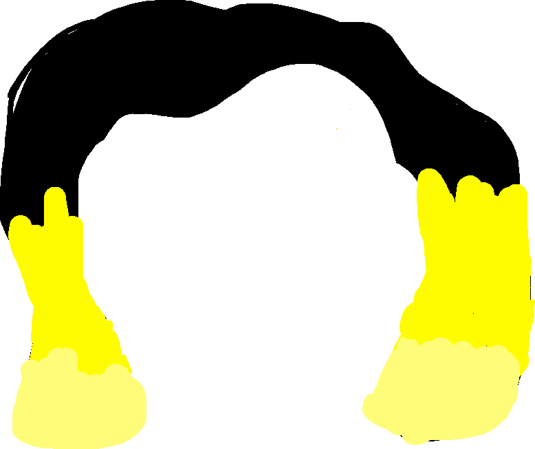 Hair - Blonde Ombre Clipart (778x653), Png Download