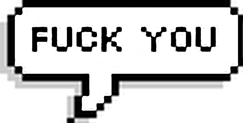 Fuck Sticker - Love You Speech Bubble Png Clipart (1024x522), Png Download