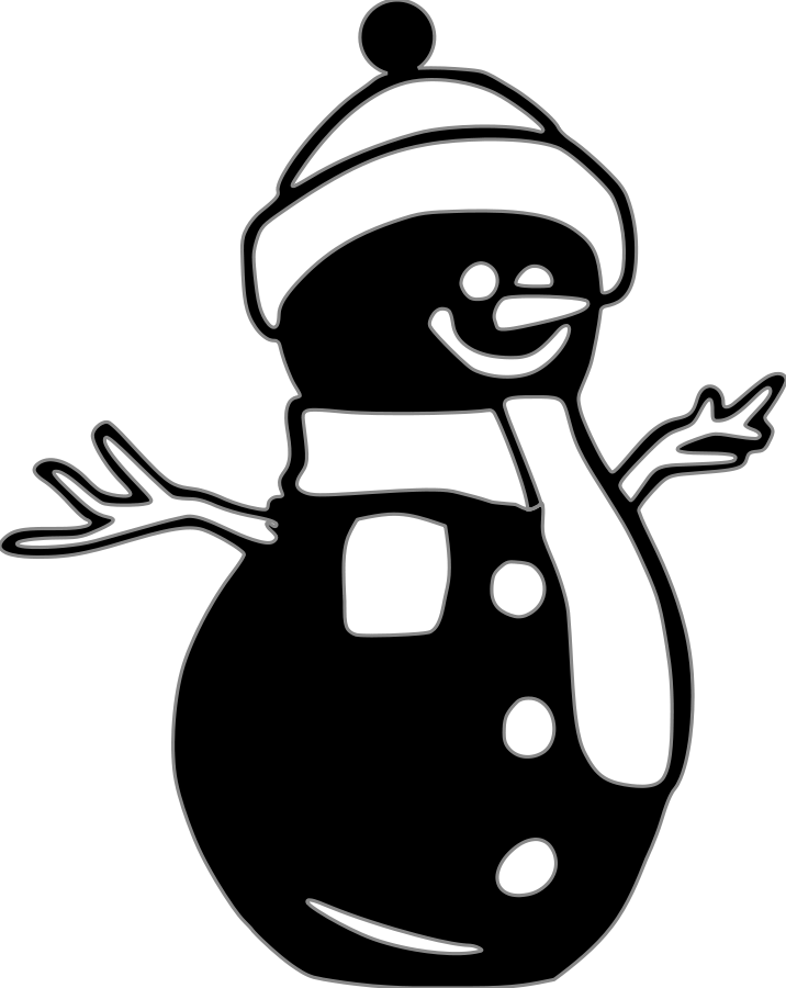 Snowman File Size Clipart (716x900), Png Download