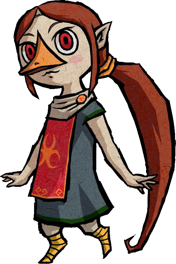 Why His Teacher Kinda Look Like Medli From Wind Waker - Medli Wind Waker Clipart (563x845), Png Download
