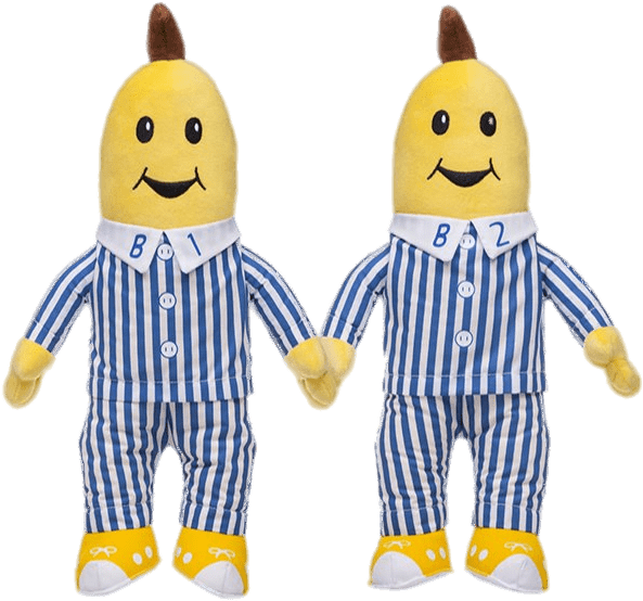 Bananas In Pyjamas B1 And B2 Dolls - Bananas In Pyjamas B2 Clipart (600x600), Png Download
