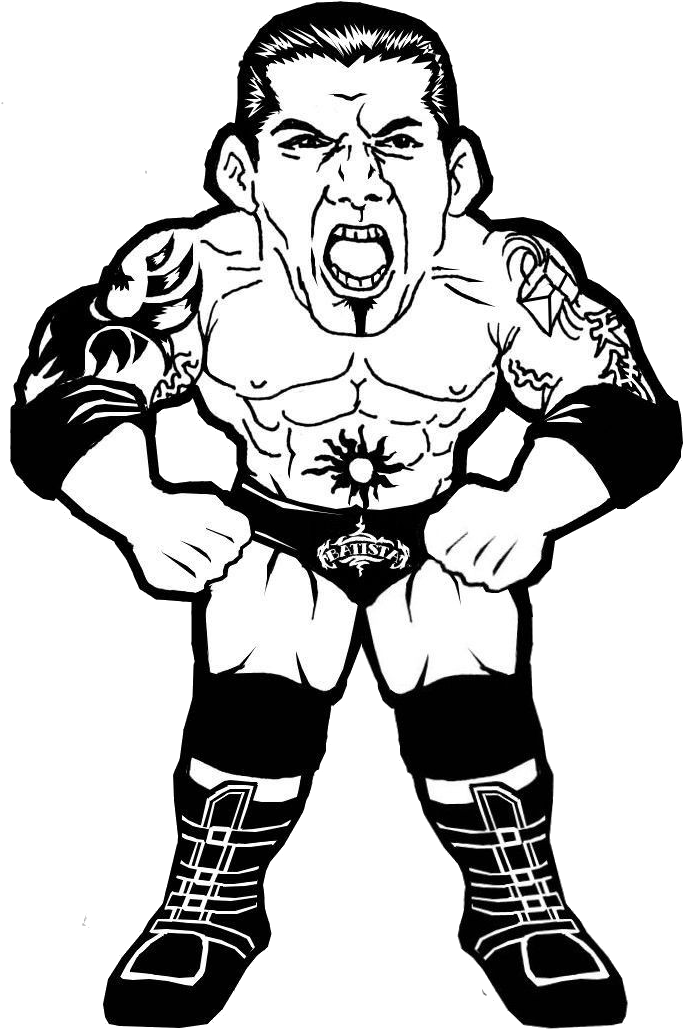 Batista Cartoon Png By Undertaker02 On Clipart Library - Batista Cartoon Transparent Png (683x1029), Png Download