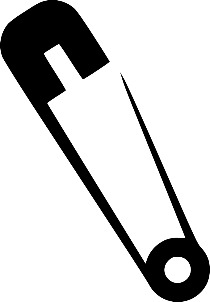 Safety Pin Comments Clipart (680x980), Png Download