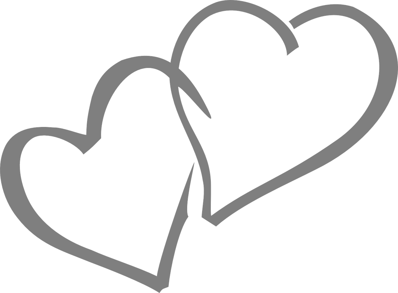 Wedding Bells Pictures Clip Art - Silver Heart - Png Download (1280x944), Png Download