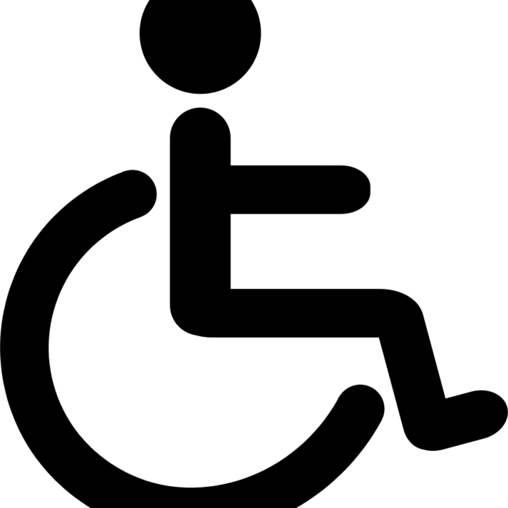 Wheelchair Clipart Search Results For Wheelchair Clipart - Handicap Piktogram - Png Download (1024x1024), Png Download