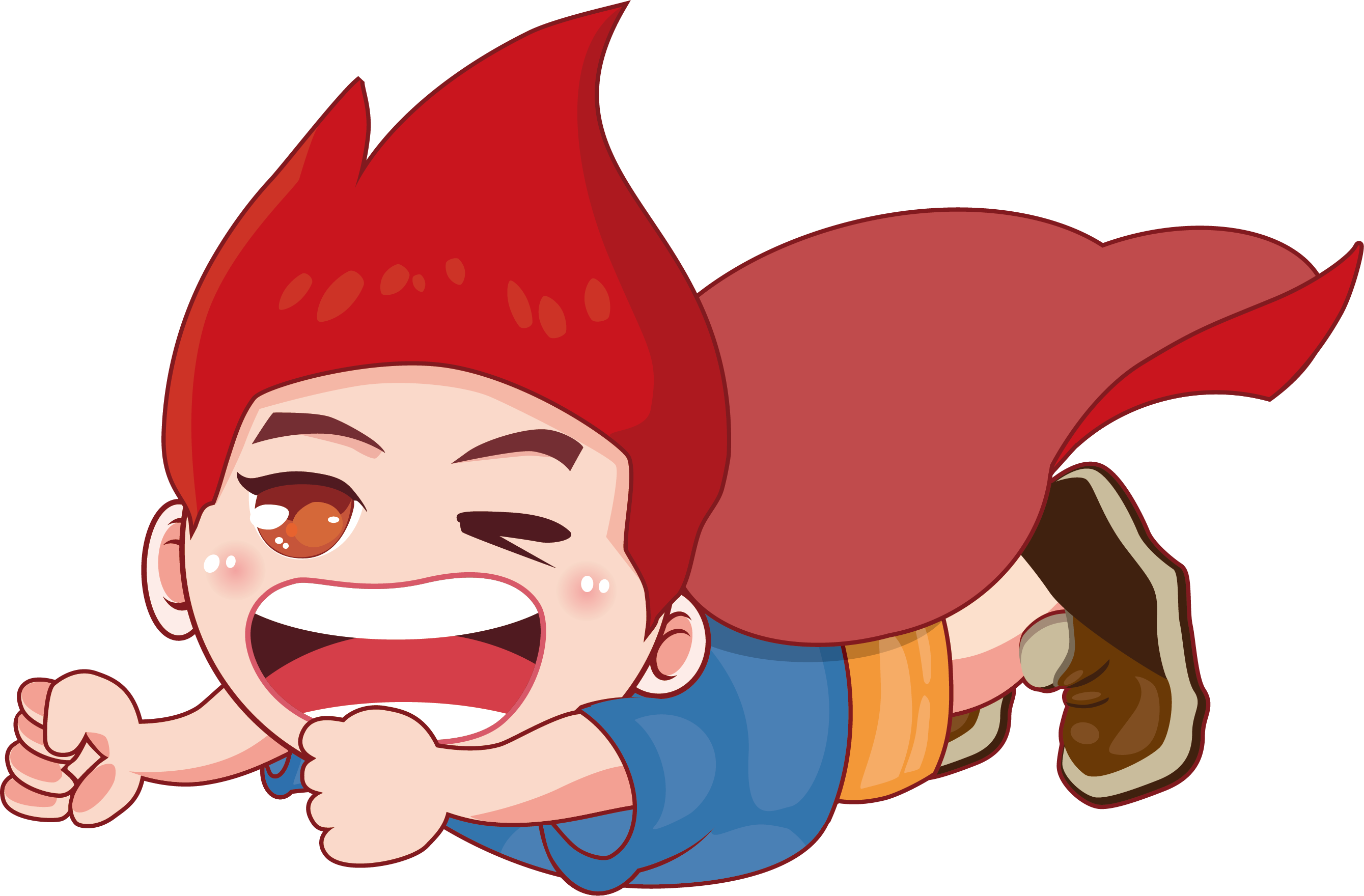 Superman Cartoon Clipart - Superman - Png Download (2679x1760), Png Download