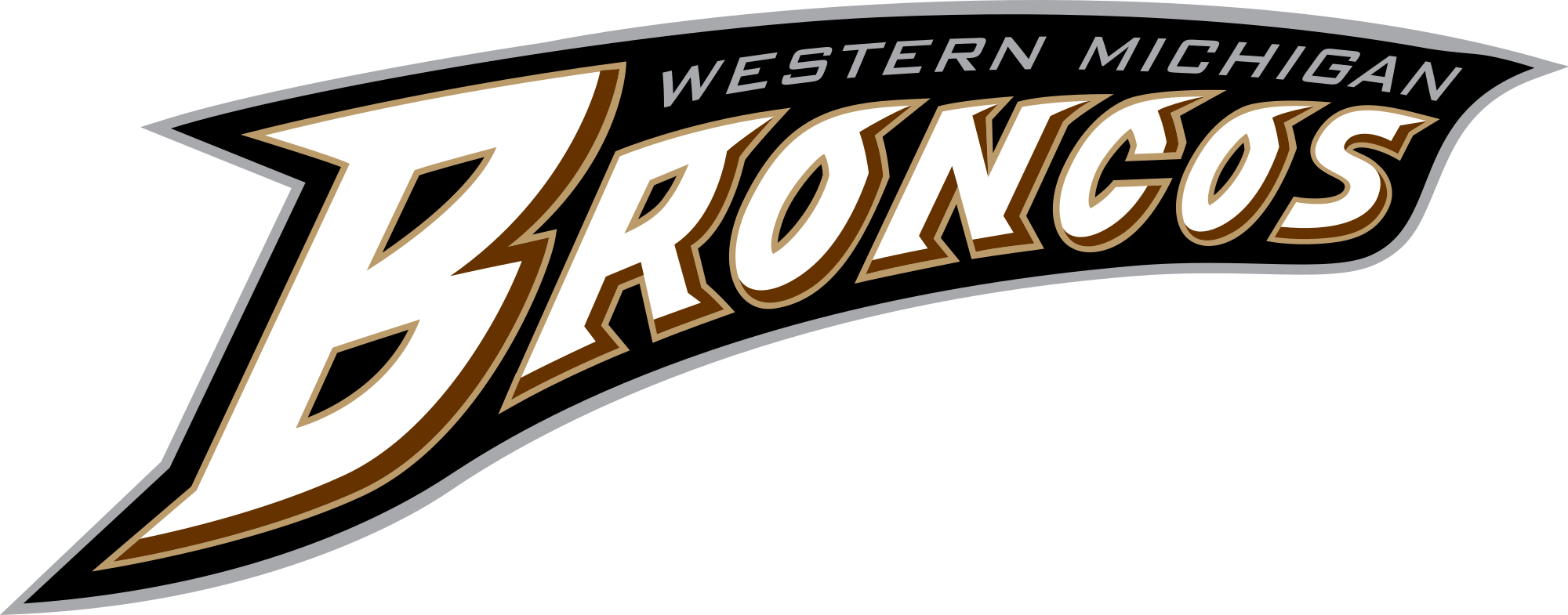2000 X 785 3 - Western Michigan Broncos Logo Clipart (2000x785), Png Download