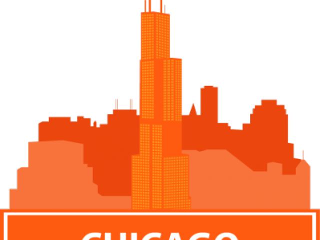 Chicago Clipart Png - Skyline Transparent Png (640x480), Png Download