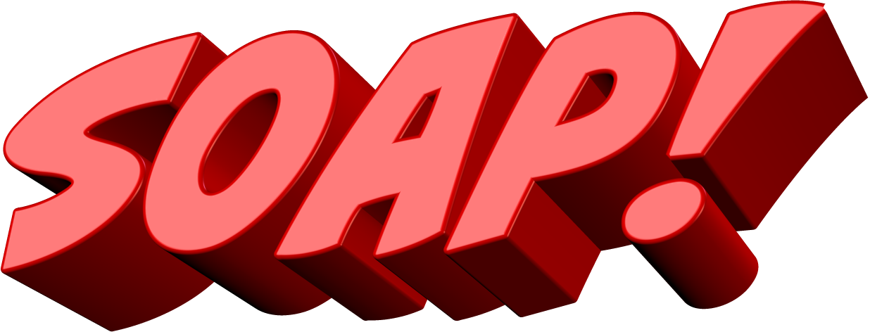 Home Home Soap - Graphic Design Clipart (1236x472), Png Download