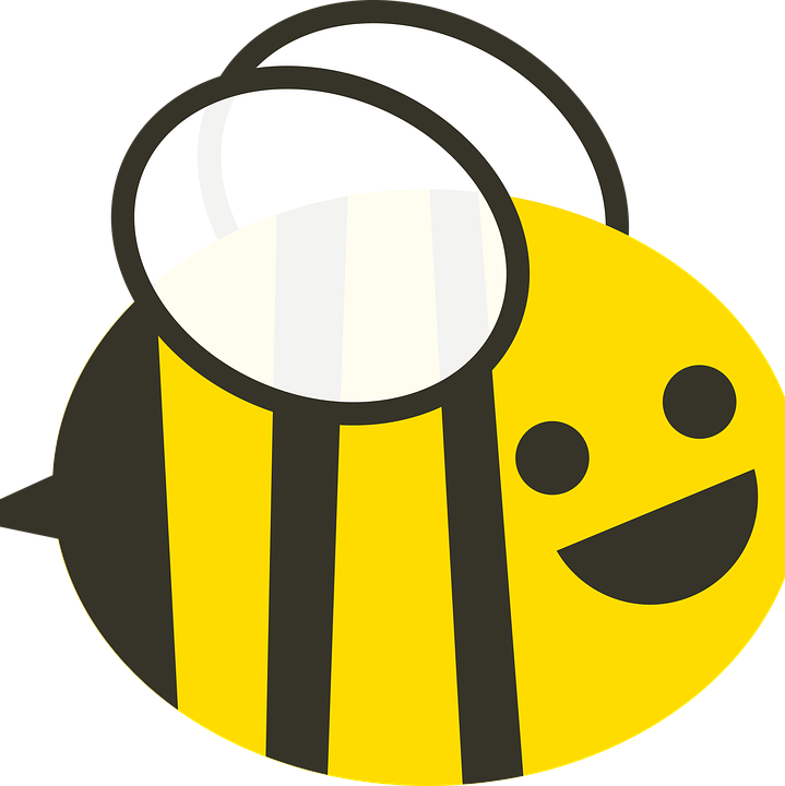 Bee's Candies - Clipart Bee - Png Download (719x720), Png Download