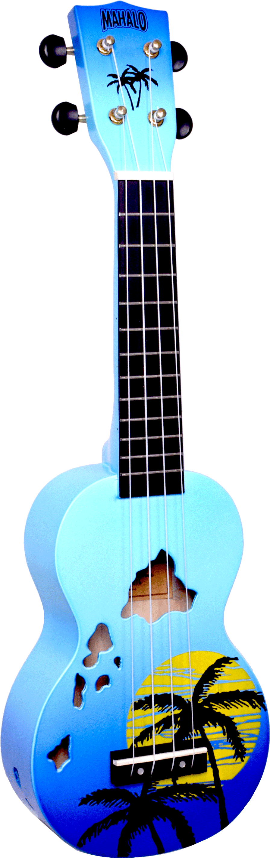 Clip Art Free Stock Mahalo Art Series Soprano Blue - Mahalo Md1hborb - Png Download (1090x3000), Png Download