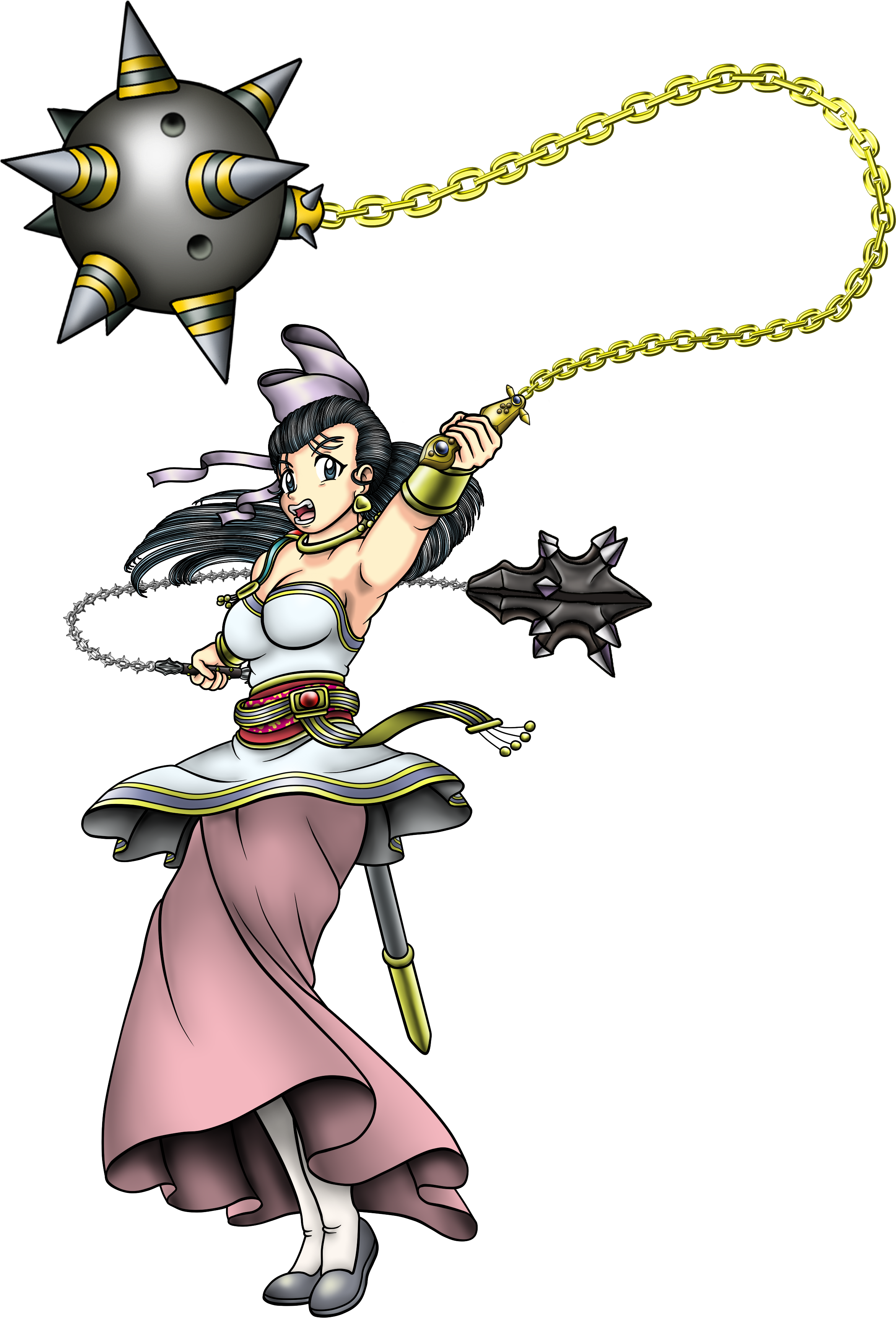 Professormegaman Dragon Quest Dragon Quest 5 Dragon - Dq 8 Flail Of Destruction Clipart (2343x3446), Png Download