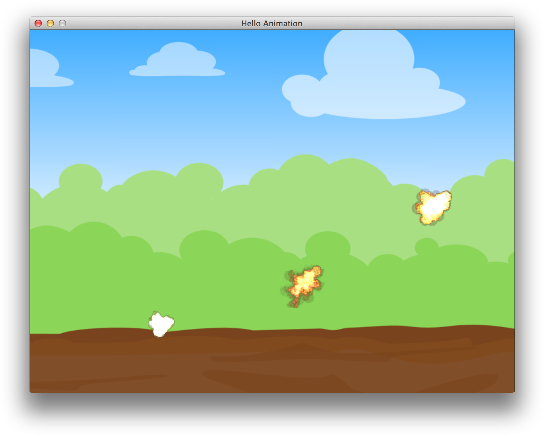 Multiple Explosions On Screen - Cartoon Clipart (1828x1472), Png Download