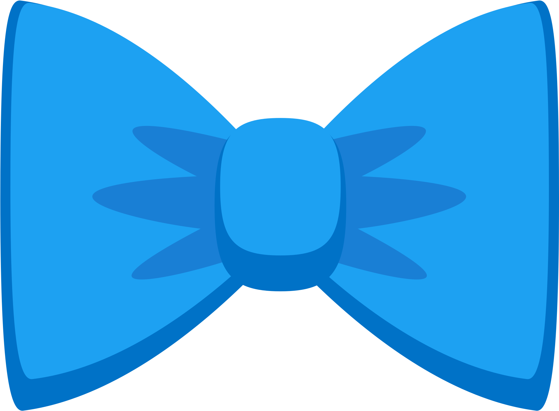 Download Bowtie - Blue Bow Tie Stickers Clipart (#3905630) - PinClipart