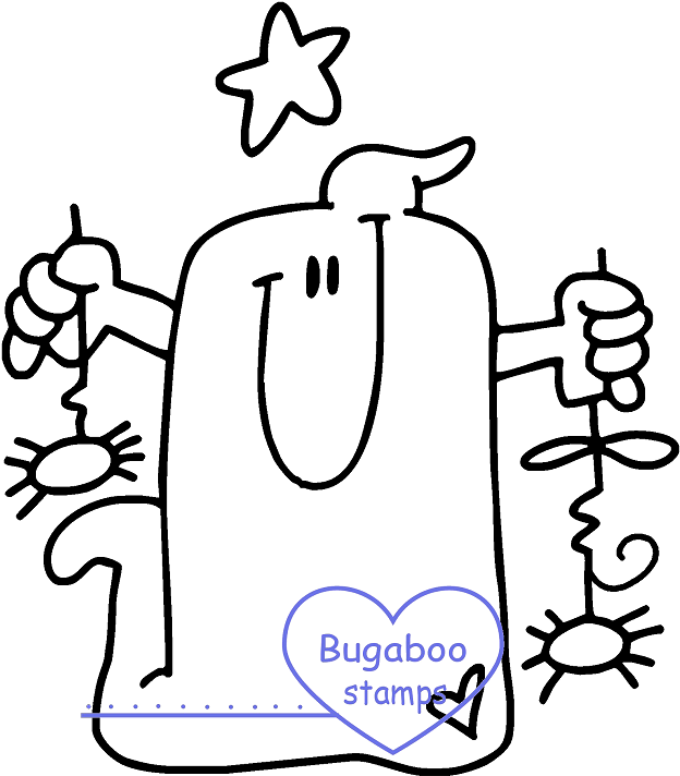 Digi Stamps,chubby Ghost - Cartoon Clipart (631x750), Png Download