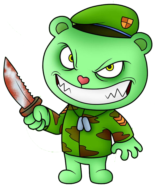 Friend Png - Happy Tree Friends By Boxbird Clipart (543x690), Png Download